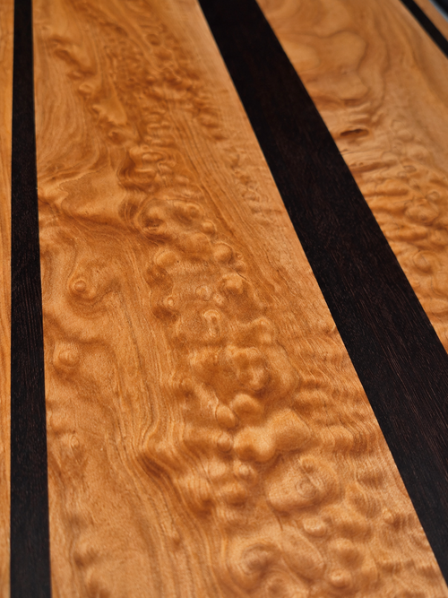 Birdseye Maple and Peruvian Walnut Serving Tray