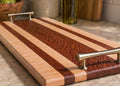 Leopard Wood & Hard Maple Serving Tray