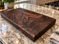 Figured Black Walnut Cutting & Serving Board – 18½" × 10" × 1¼"